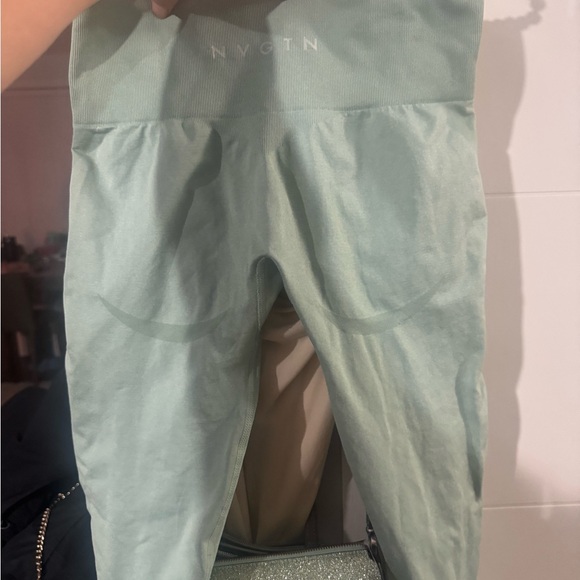 NVGTN Sage Green tights - Picture 4 of 4